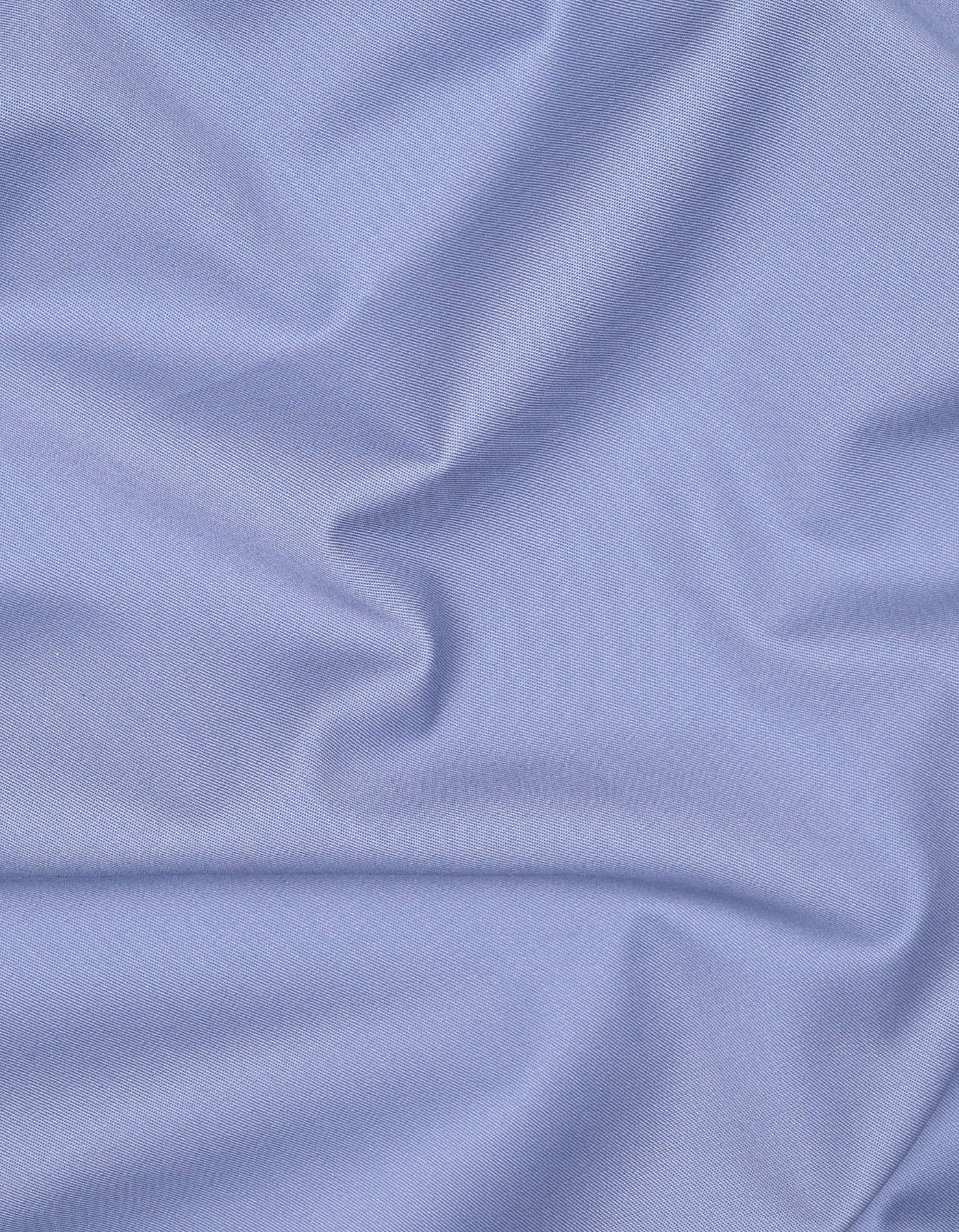 L Grey Plain Classic Fit Shirt - Image 4