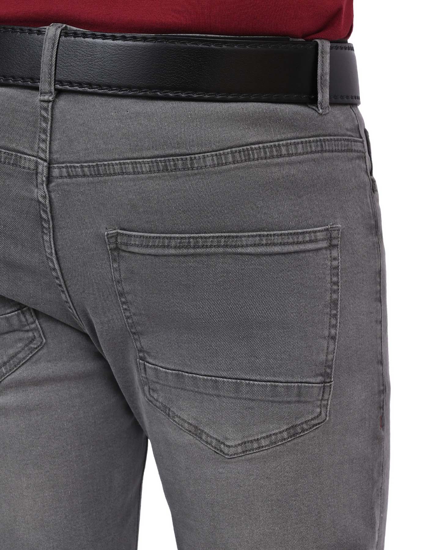 L Grey Straight Fit Denim - Image 4