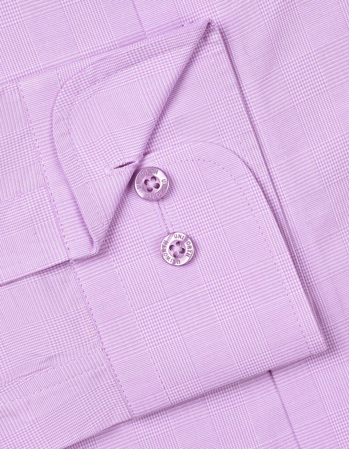 L Purple Self Classic Fit Shirt - Image 3