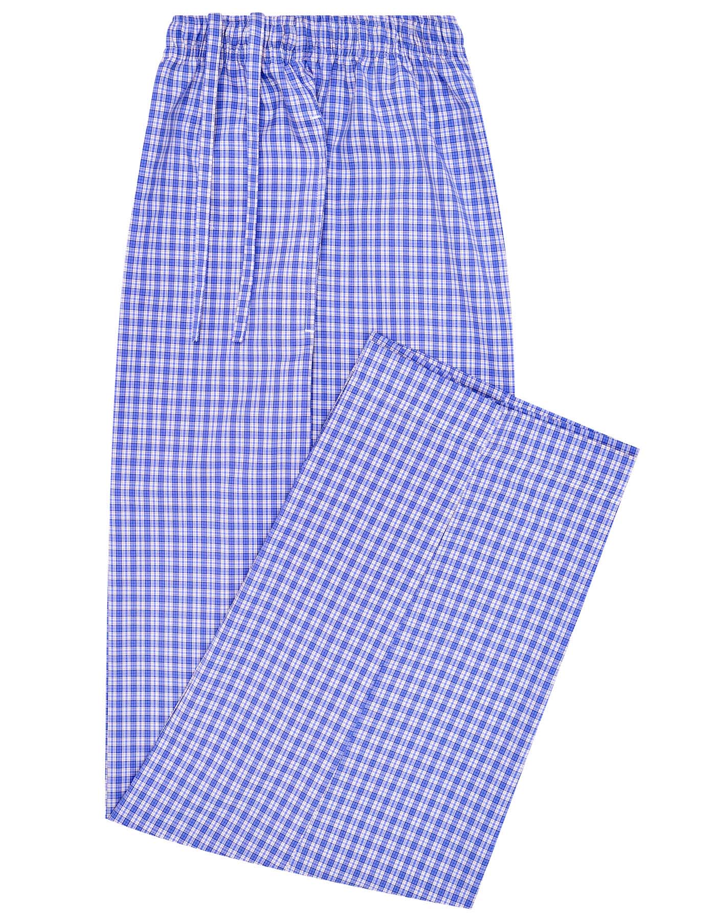 Lilac Check Cross Pocket Woven Pajama