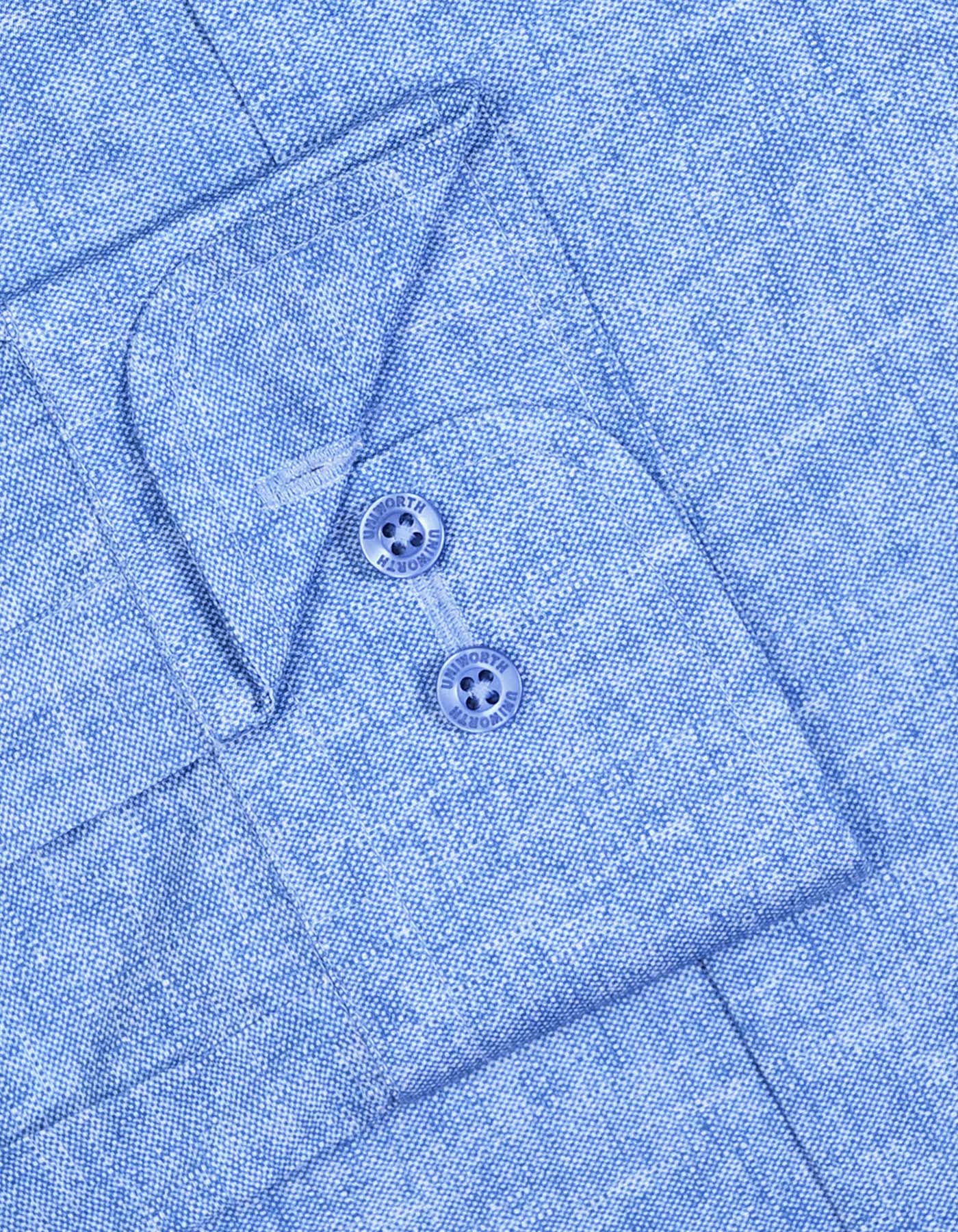 M Blue Printed Tailored Smart Fit Shirt - Image 3