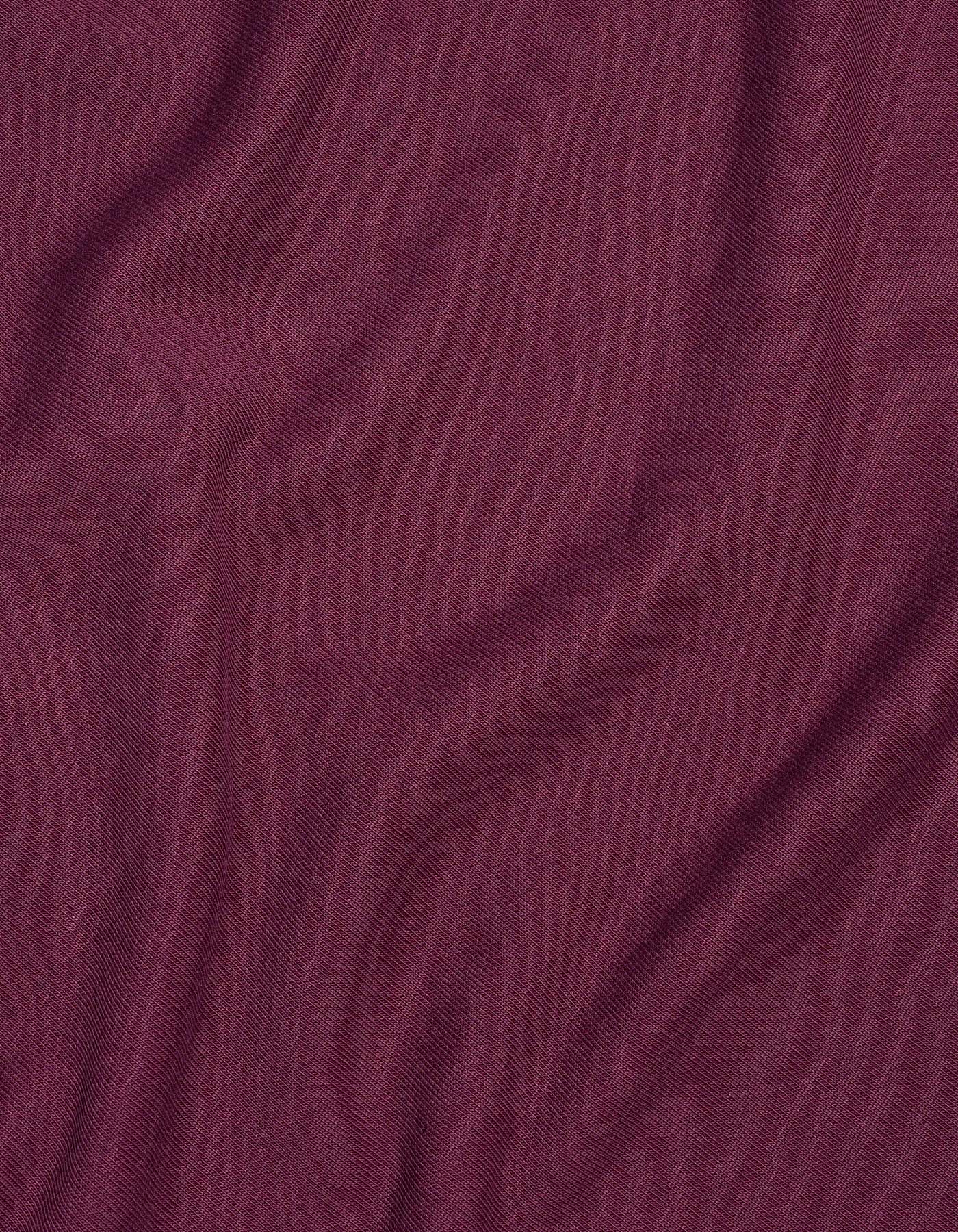 Maroon Baseball Neck Printed Performance Sweatshirt - Image 5