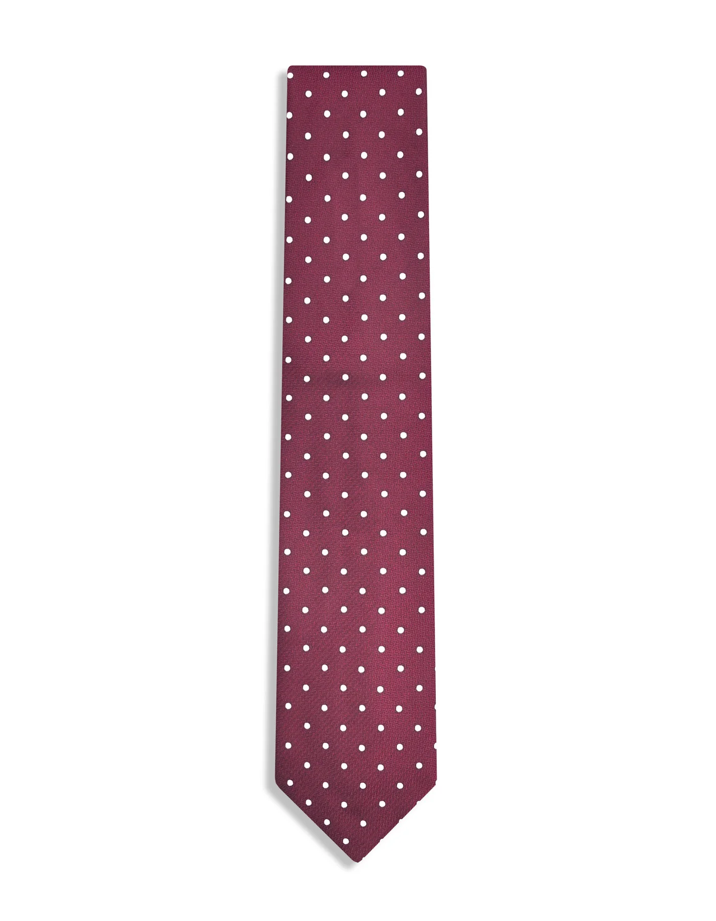 Maroon Dotted Tie - Image 2