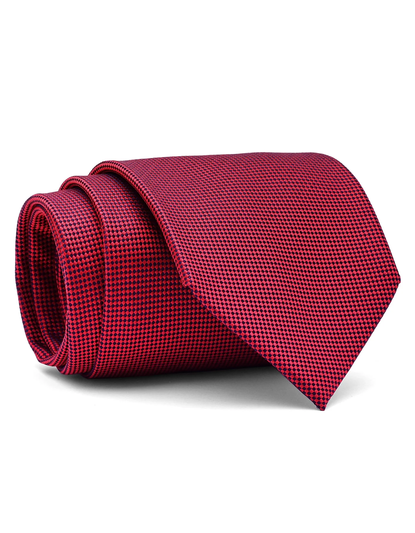 Maroon Geometric Tie