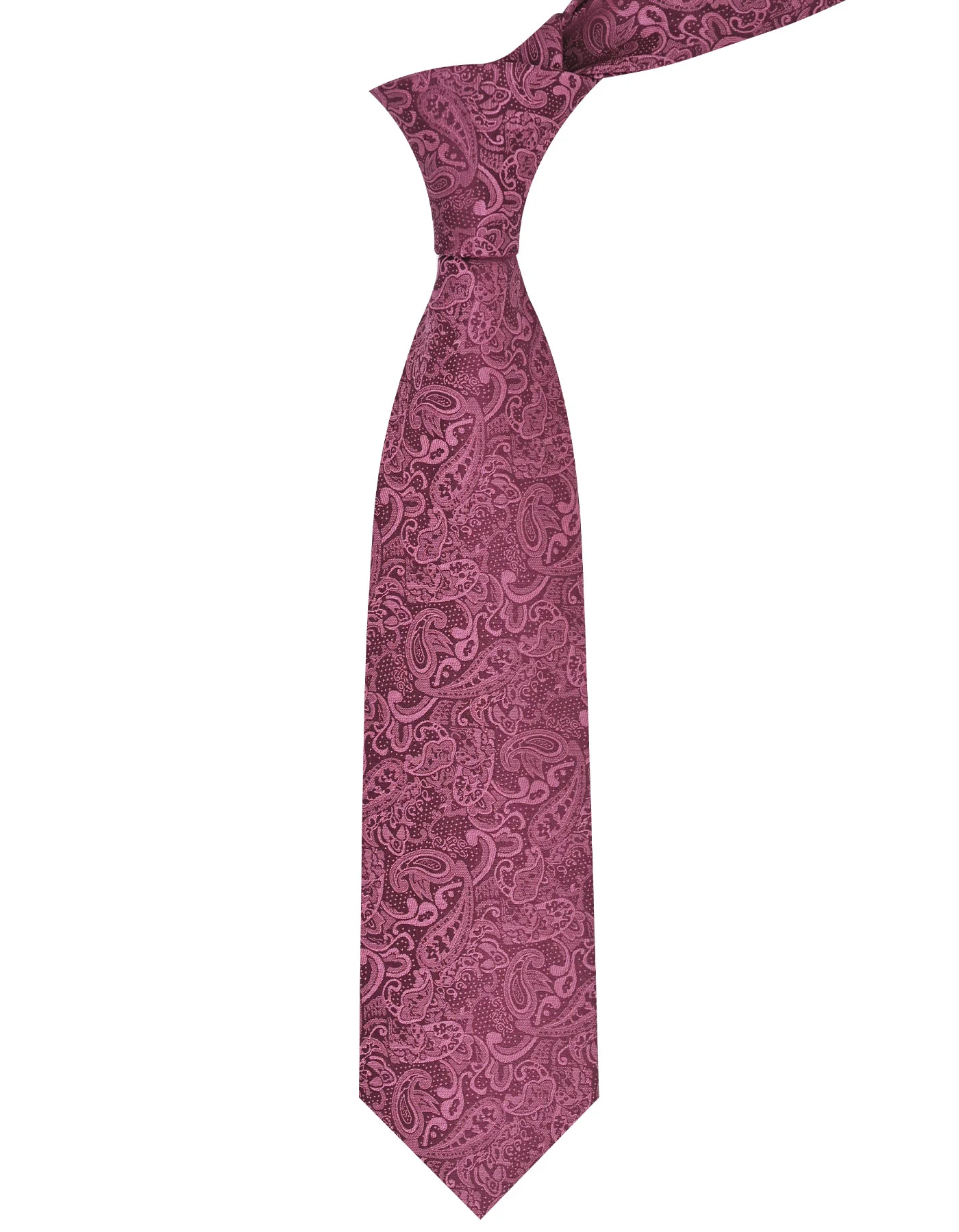 Maroon Paisley Tie - Image 2