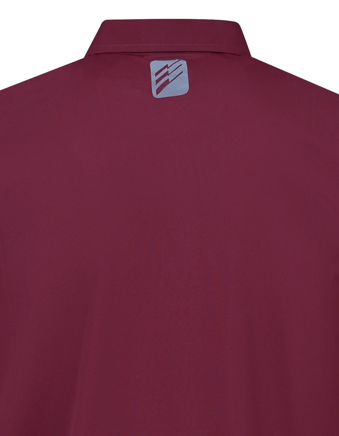 Maroon Plain Gym Polo - Image 4