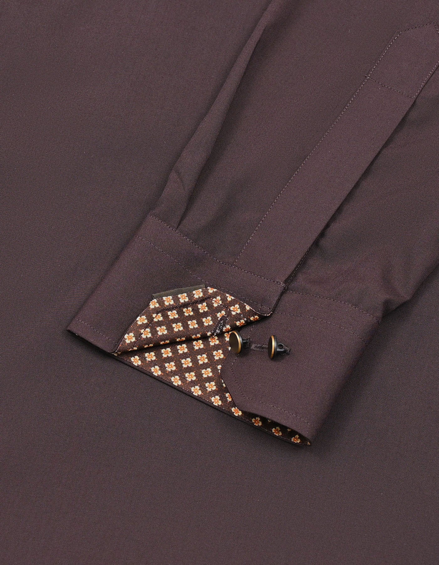 Maroon Plain Kameez Shalwar - Image 4