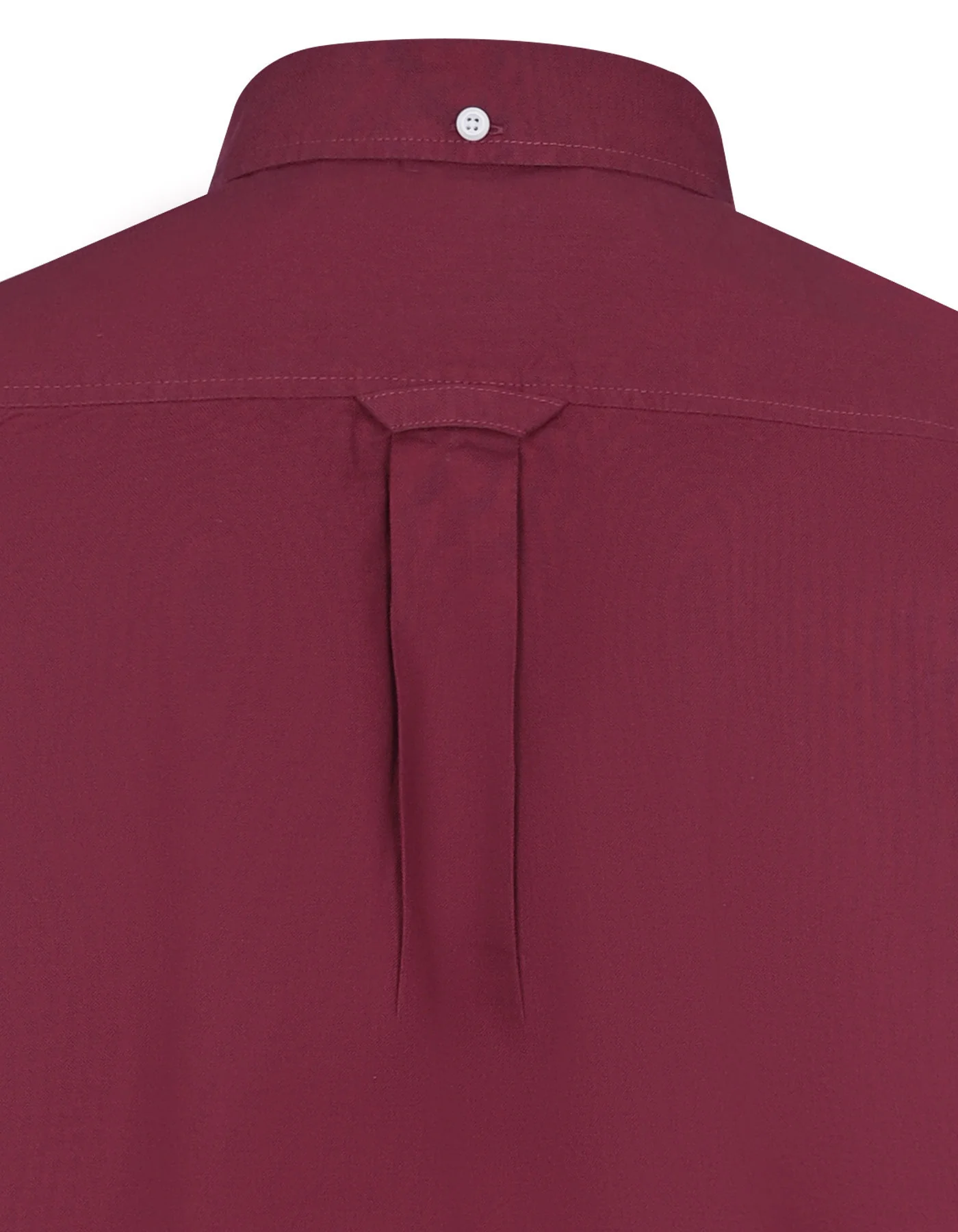 Maroon Plain Regular Fit Casual Shirt - Image 7