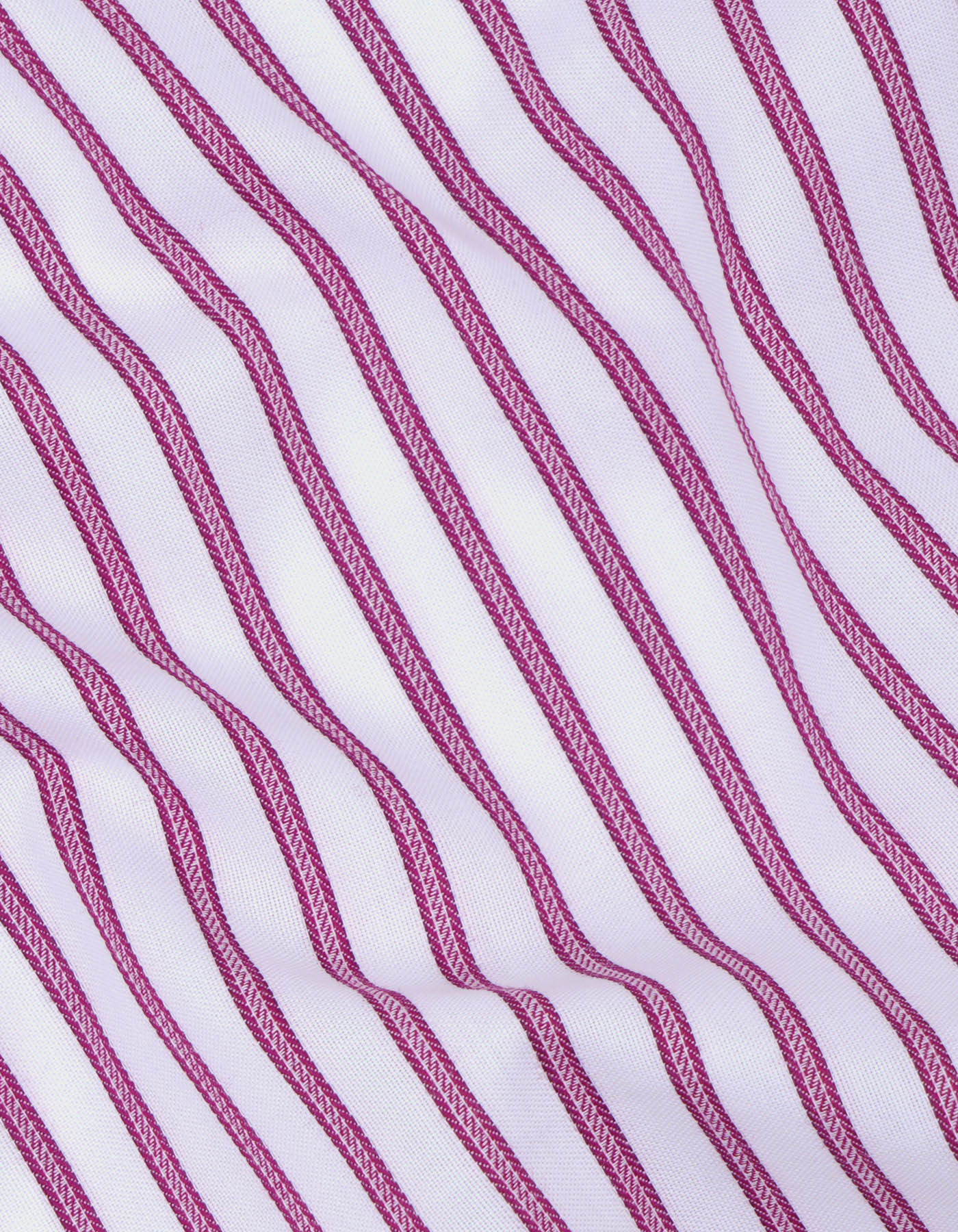 Maroon Stripe Classic Fit Shirt - Image 4