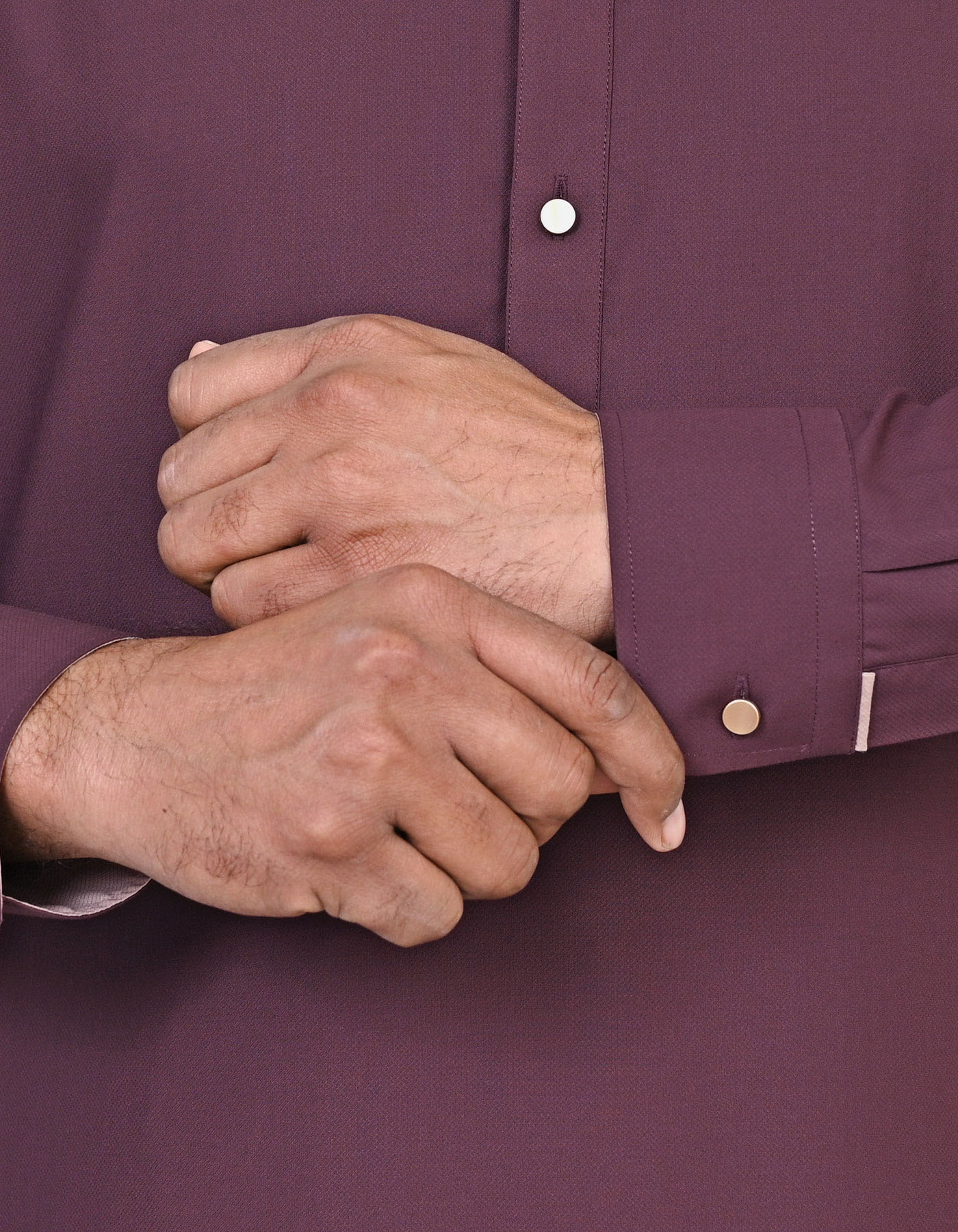 Maroon Texture Kameez Shalwar - Image 3