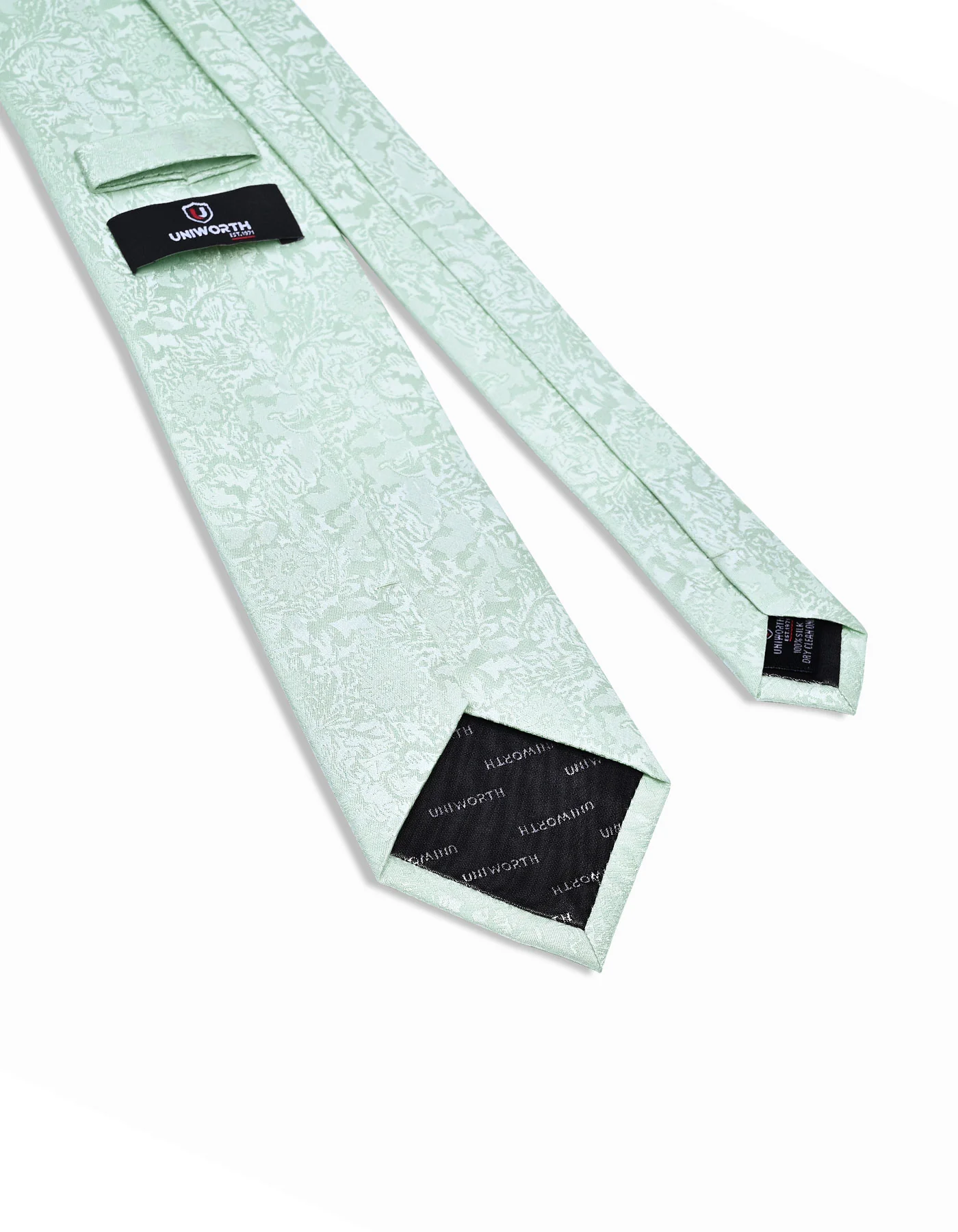 Mint Paisley Tie - Image 3