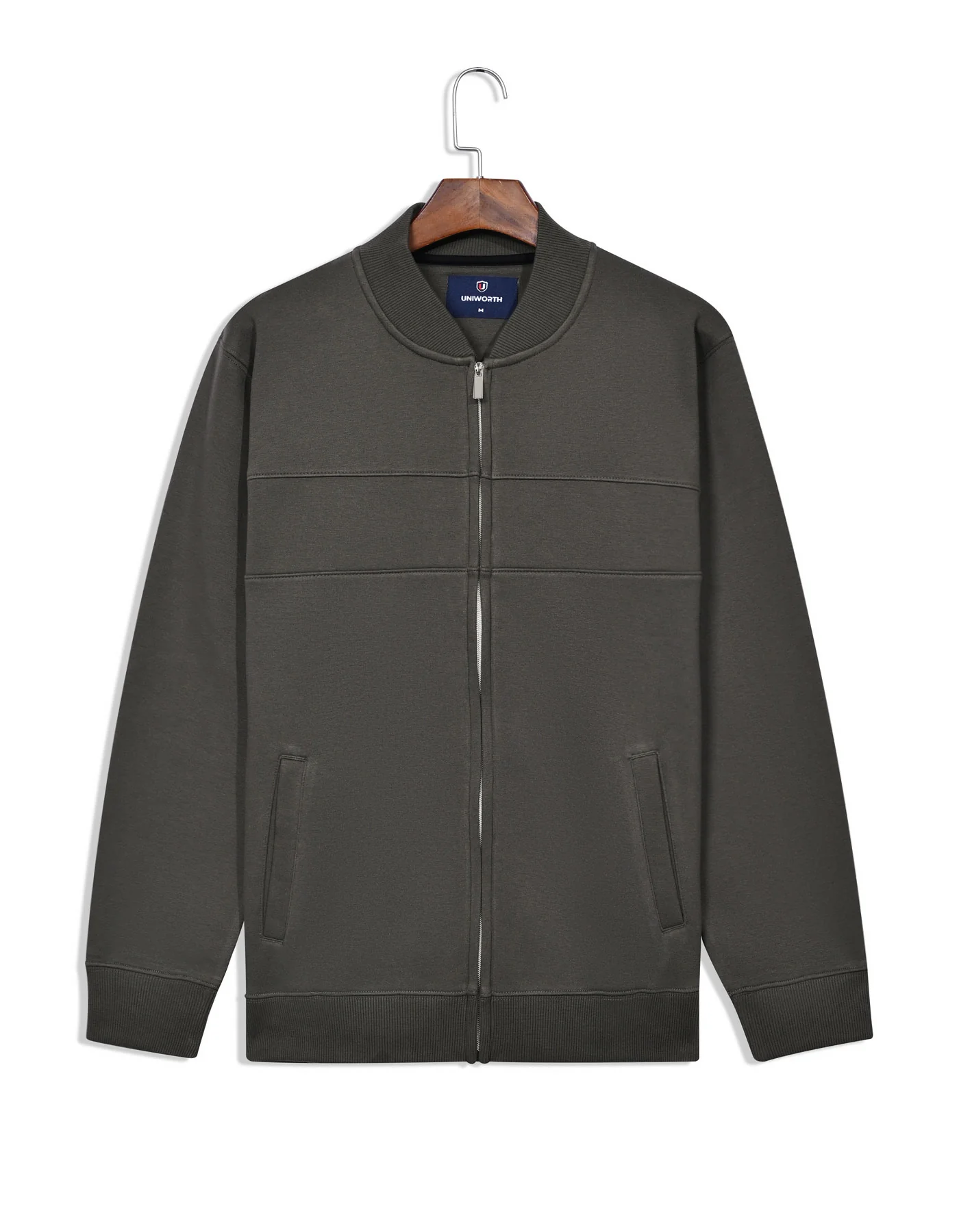 Moss Plain Full Zipper