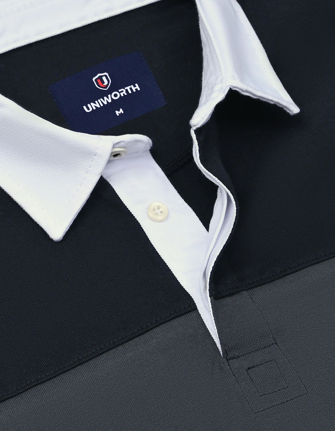 Moss Striped Relaxed Fit Rugby Polo - Image 3