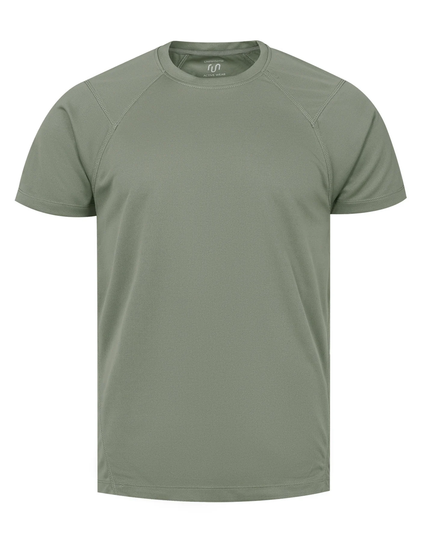 Moss Texture Crew Neck Gym Tee