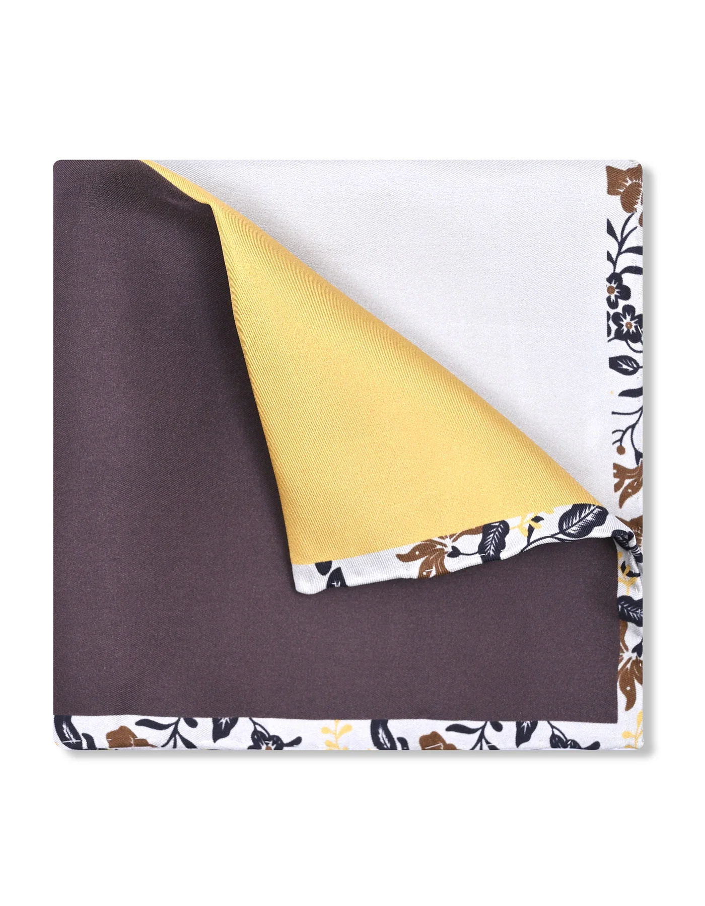 Multi Plain Pocket Square - Image 3