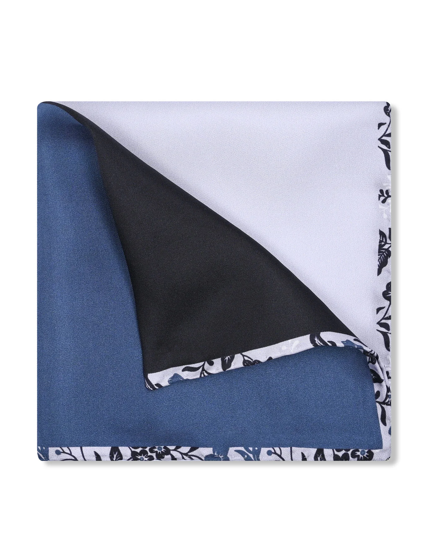 Multi Plain Pocket Square - Image 3