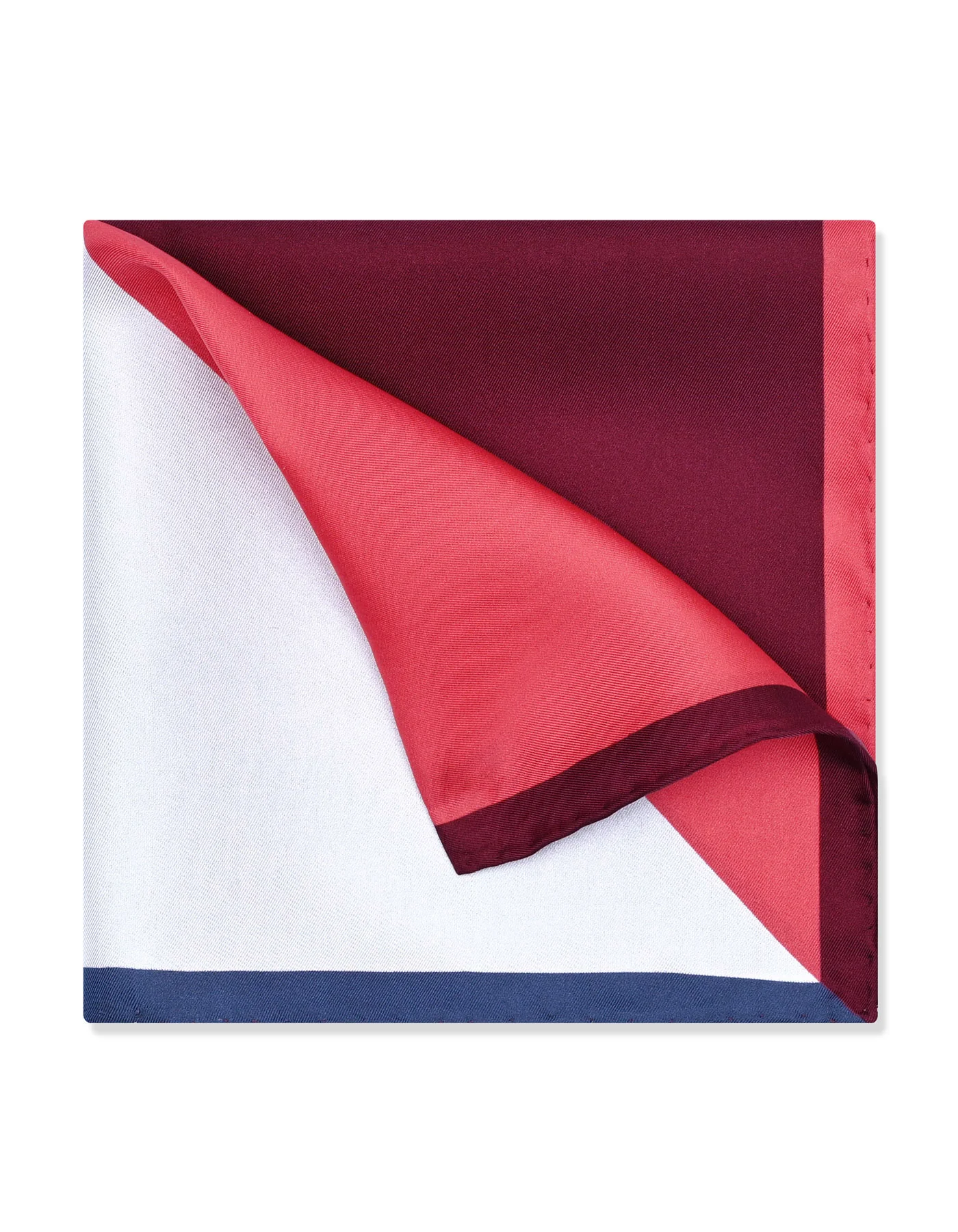 Multi Plain Pocket Square - Image 3
