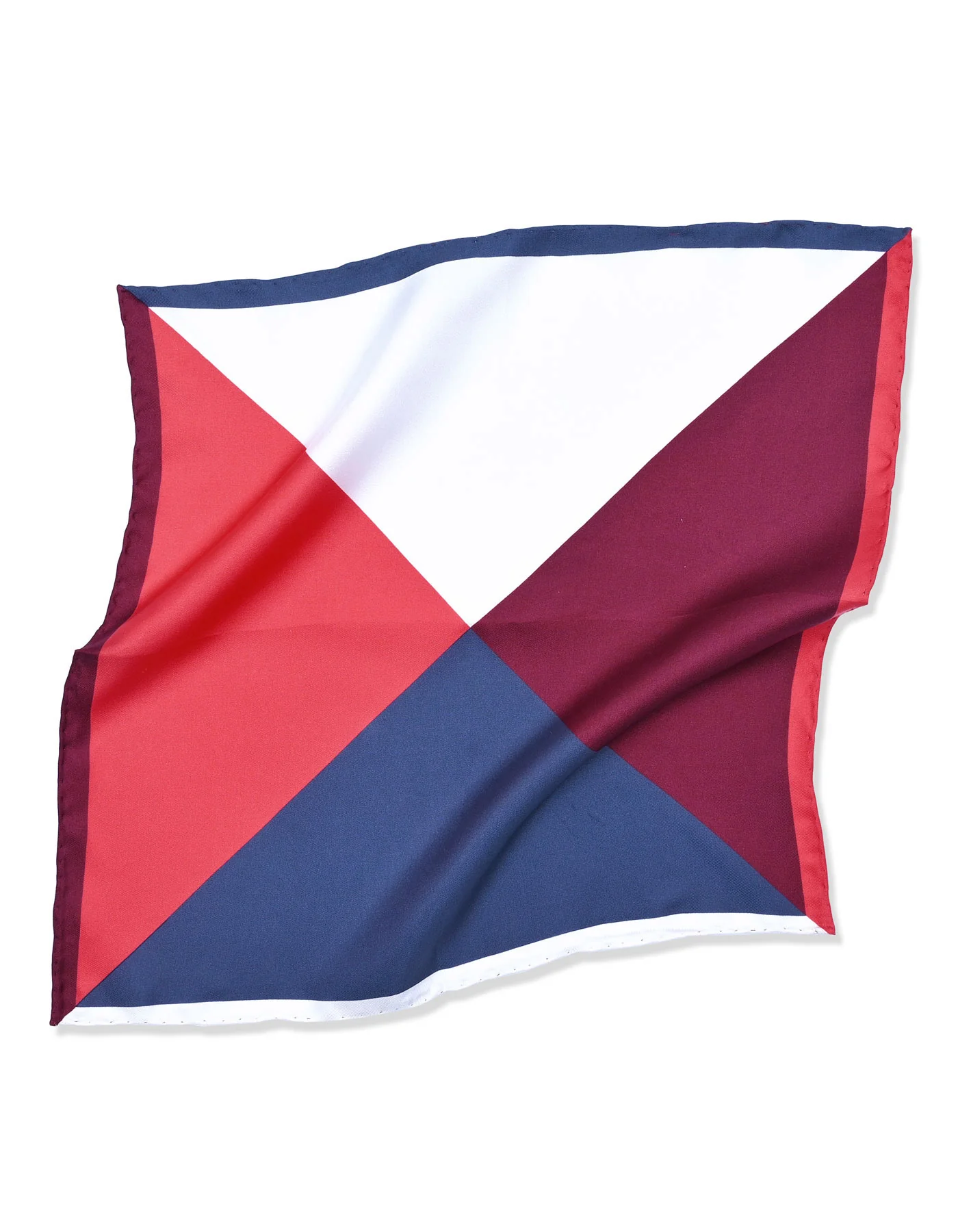 Multi Plain Pocket Square - Image 4