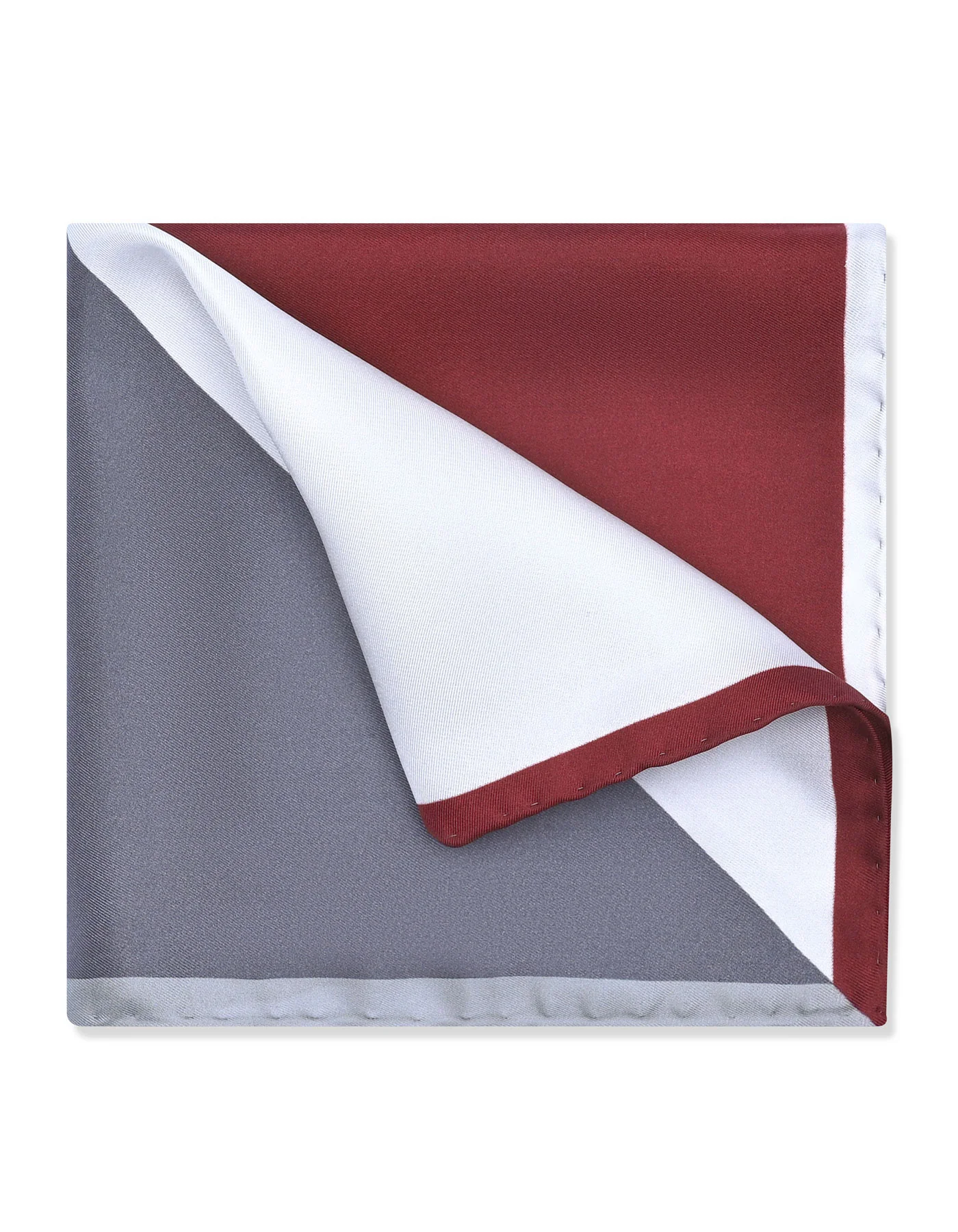 Multi Plain Pocket Square - Image 3