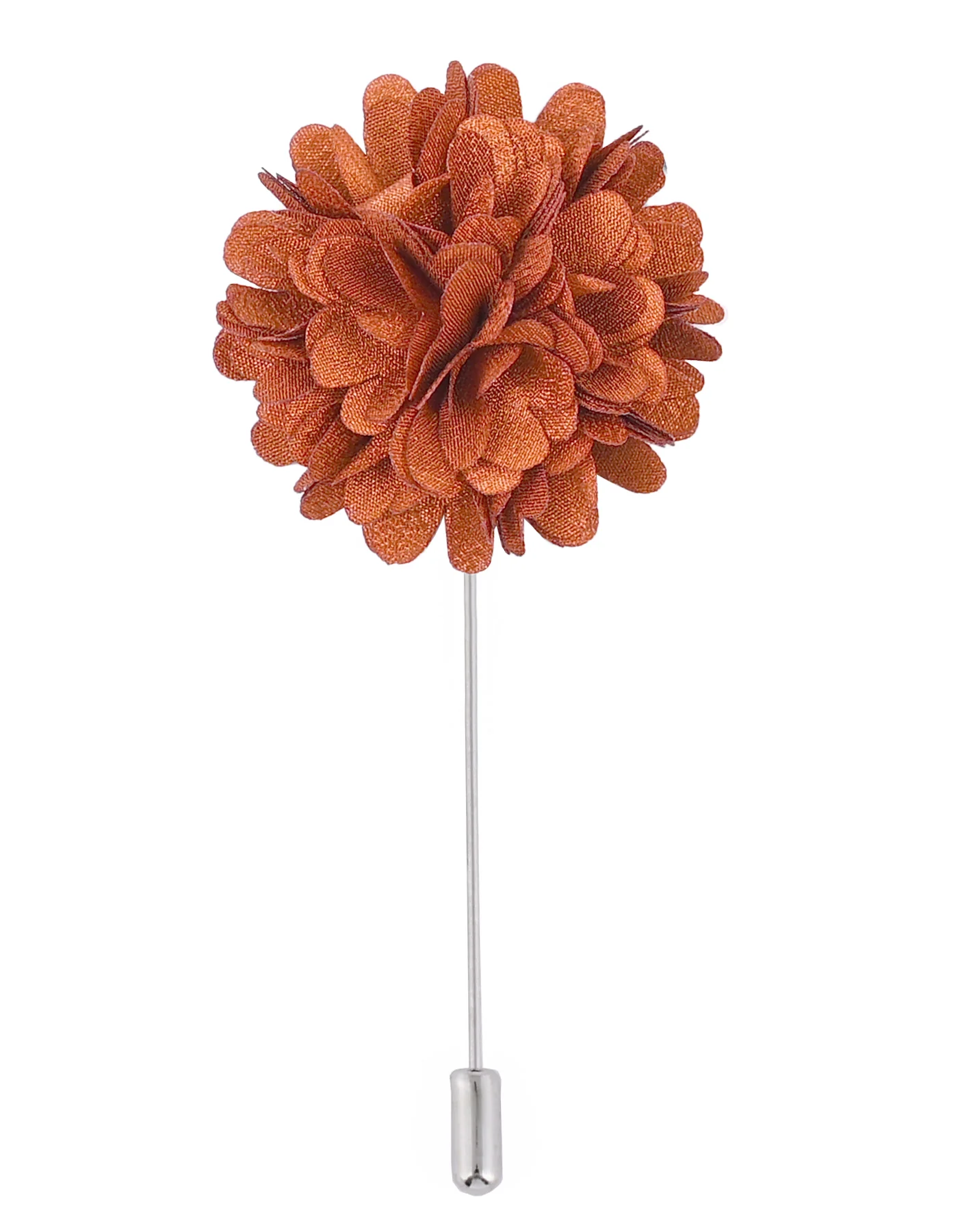 Mustard Floral Coat Lapel Pin