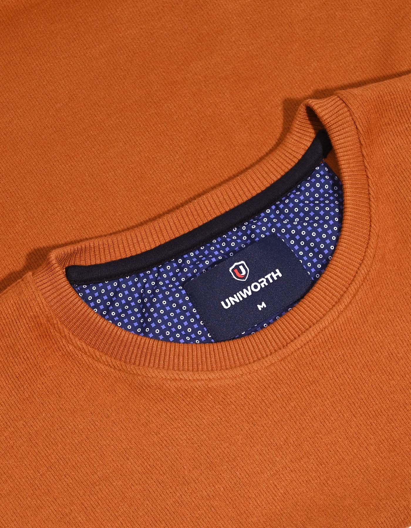 Mustard Plain Relax Fit Sweatshirt - Image 3