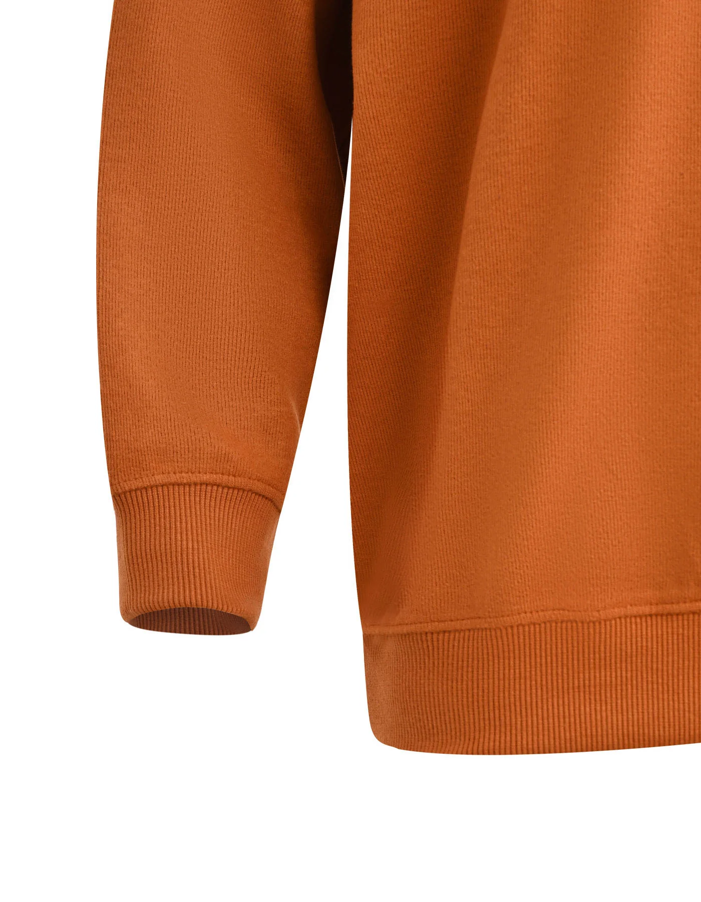 Mustard Plain Relax Fit Sweatshirt - Image 5