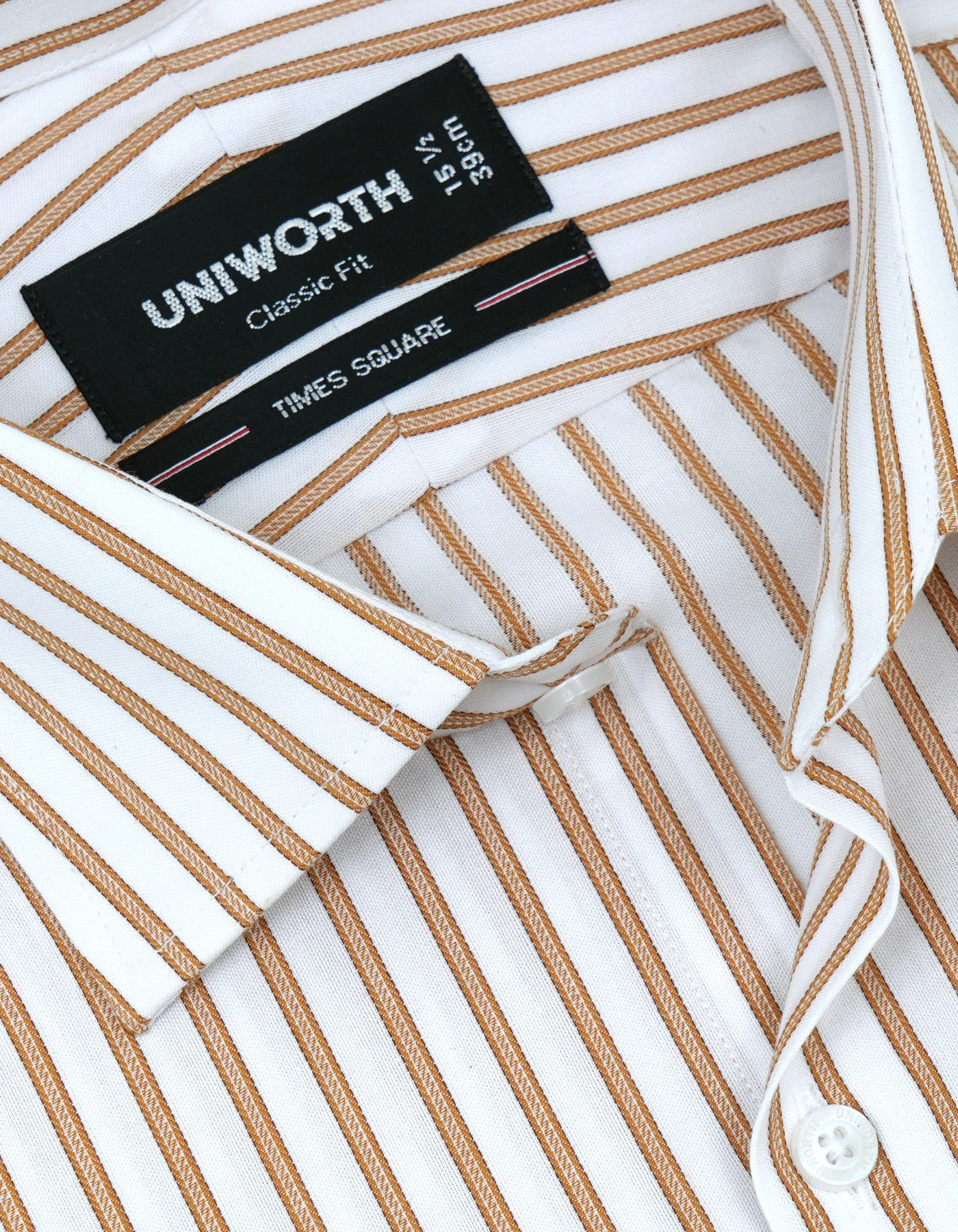 Mustard Stripe Classic Fit Shirt - Image 2