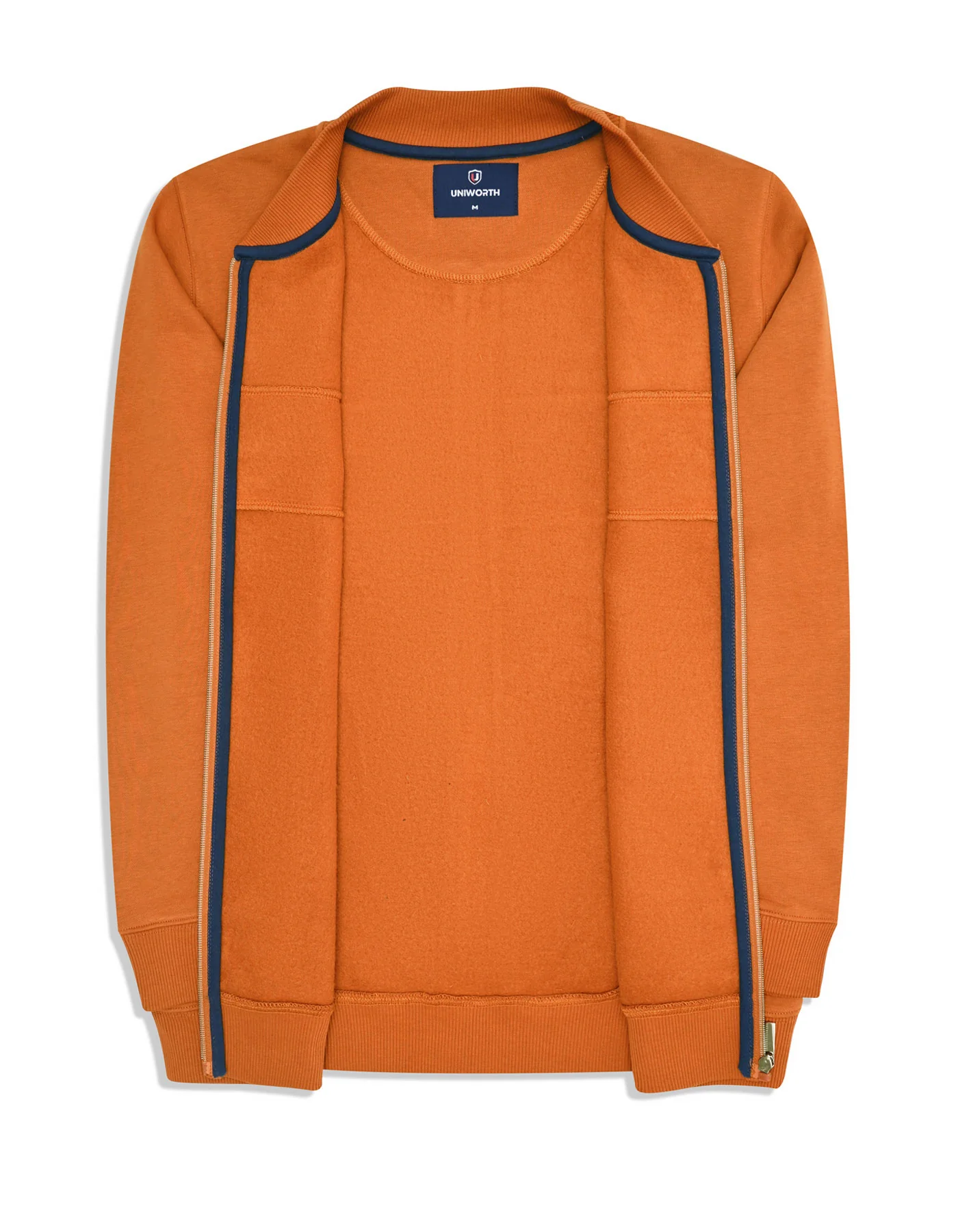 Mustard Texture Full Zipper - Image 3