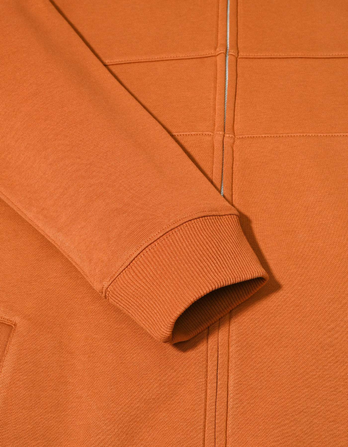 Mustard Texture Full Zipper - Image 4