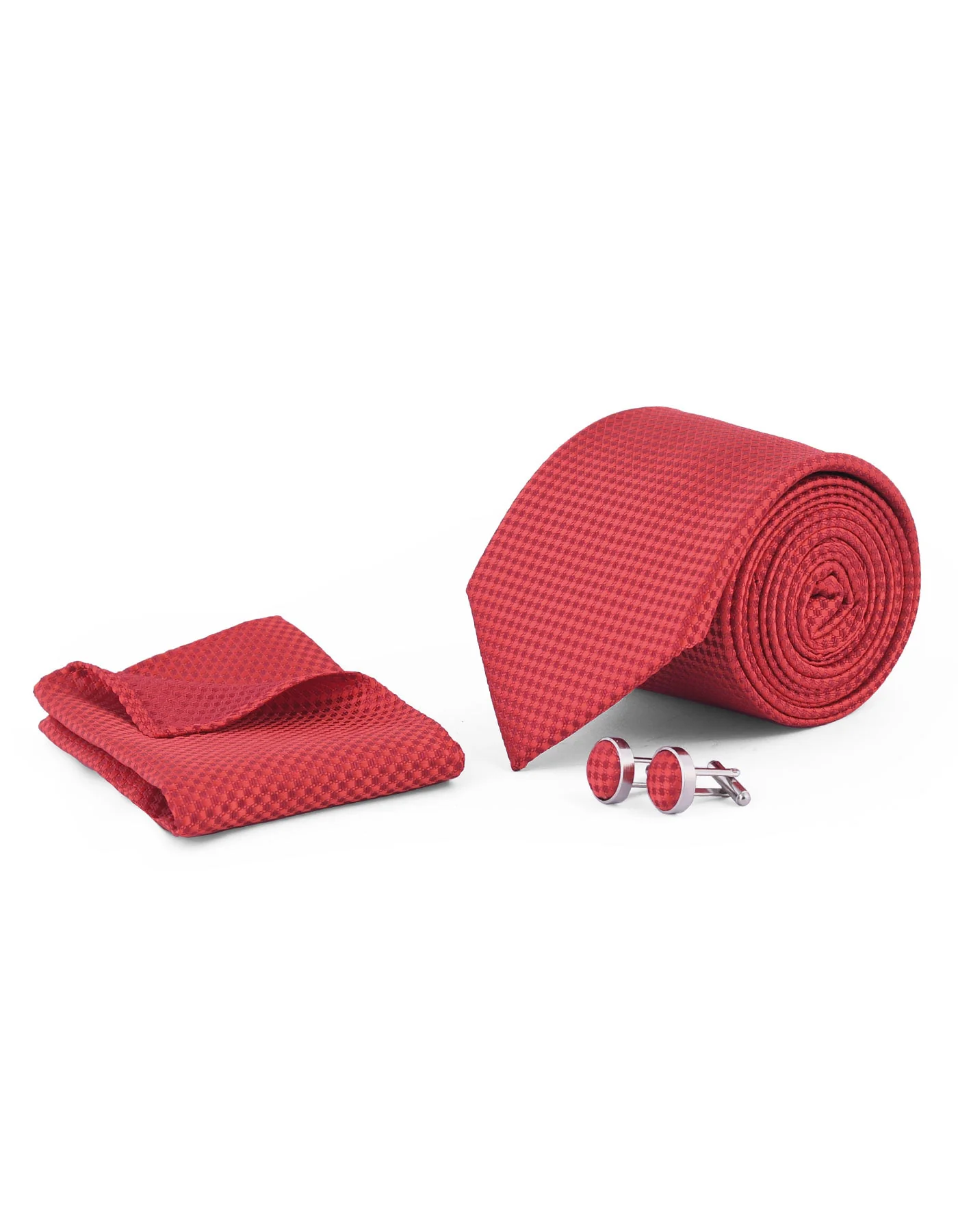 Texture Cufflink Tie Set