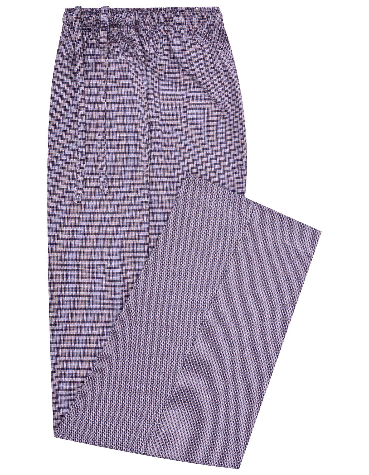 Navy Check Cross Pocket Woven Pajama