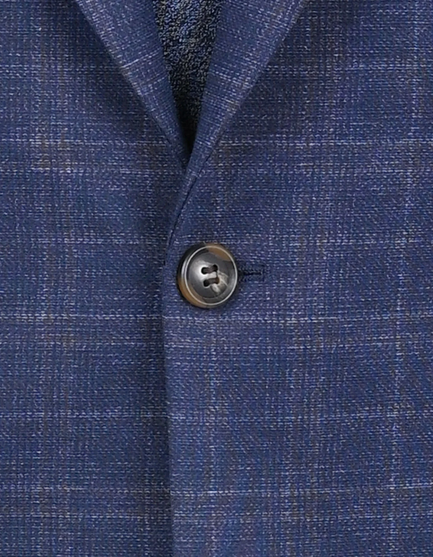 Navy Check Tailored Smart Fit Coat - Image 3
