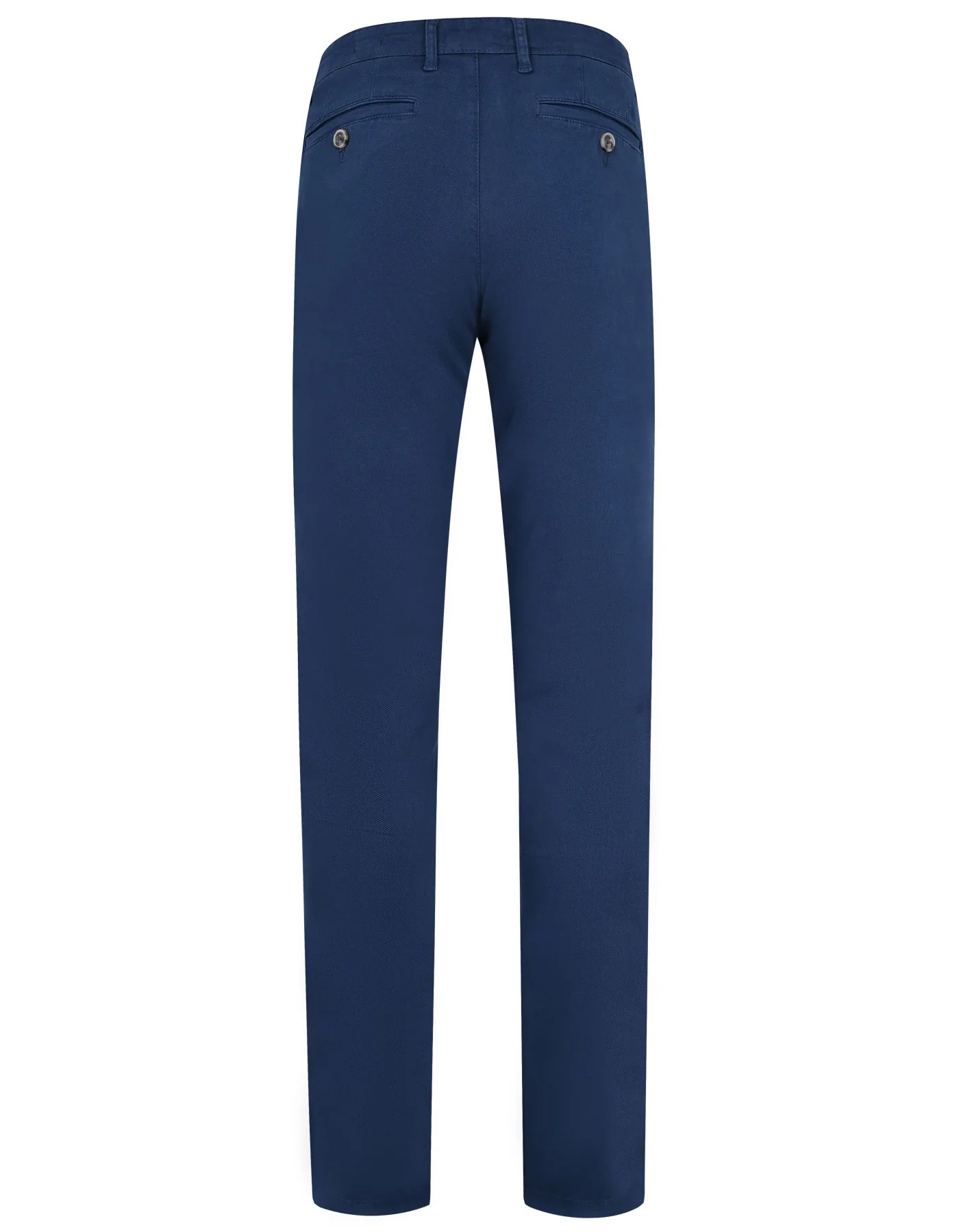 Navy Classic Fit Cotton Trouser - Image 5