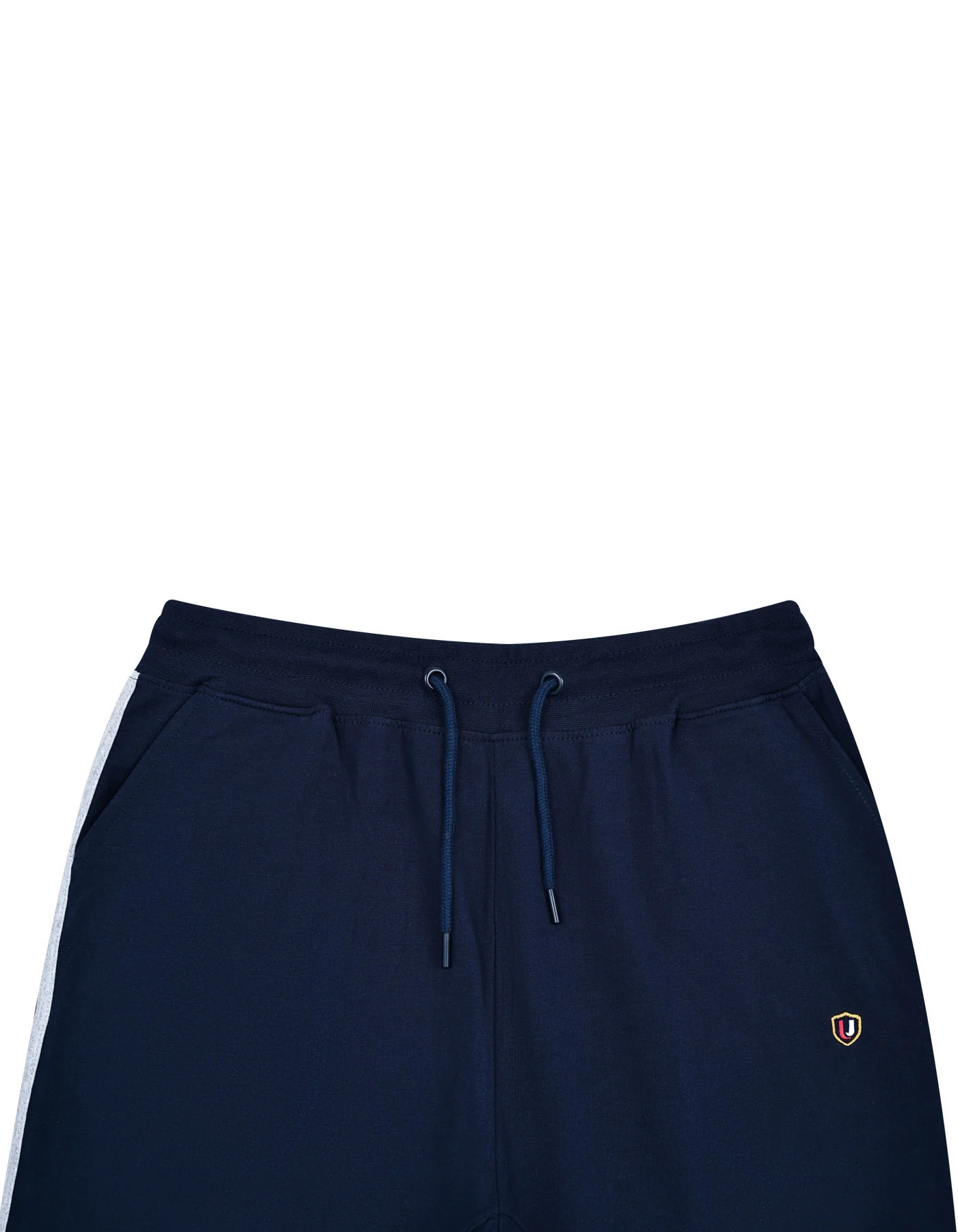 Navy Plain Cross Pocket Knit Pajama - Image 2