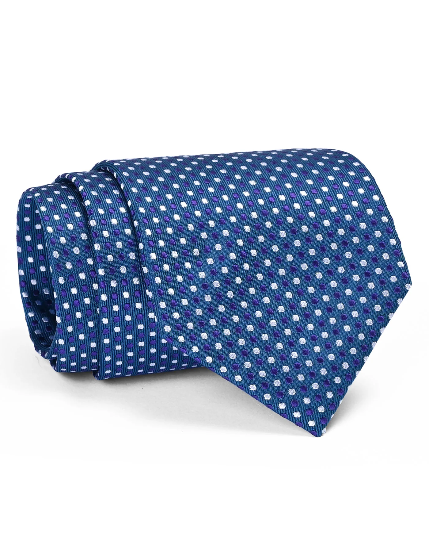 Navy Dotted Tie