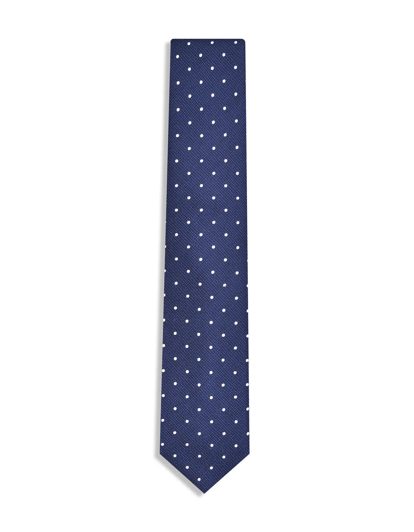 Navy Dotted Tie - Image 2