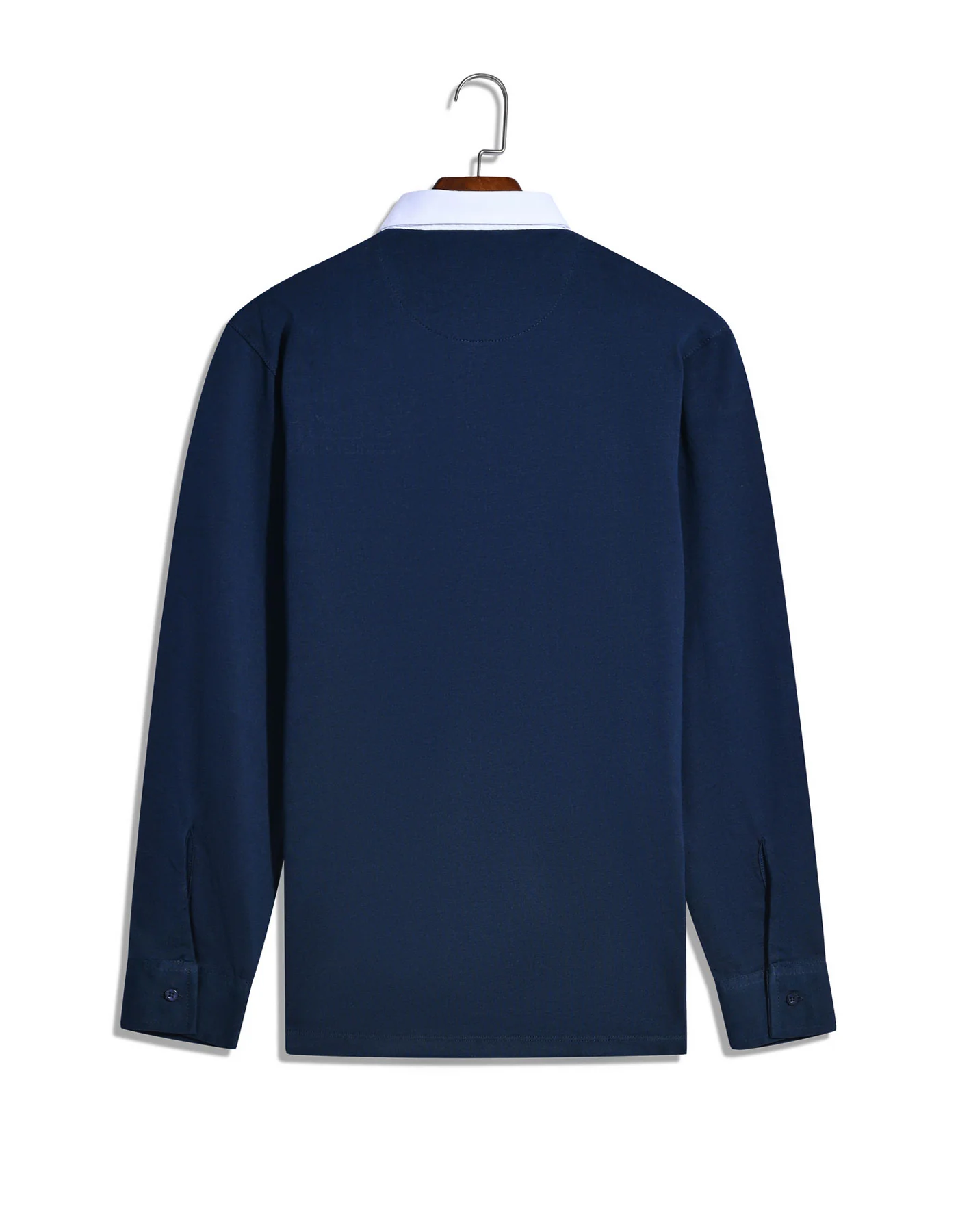 Navy Embroidered 1971 Vintage Rugby Polo - Image 4