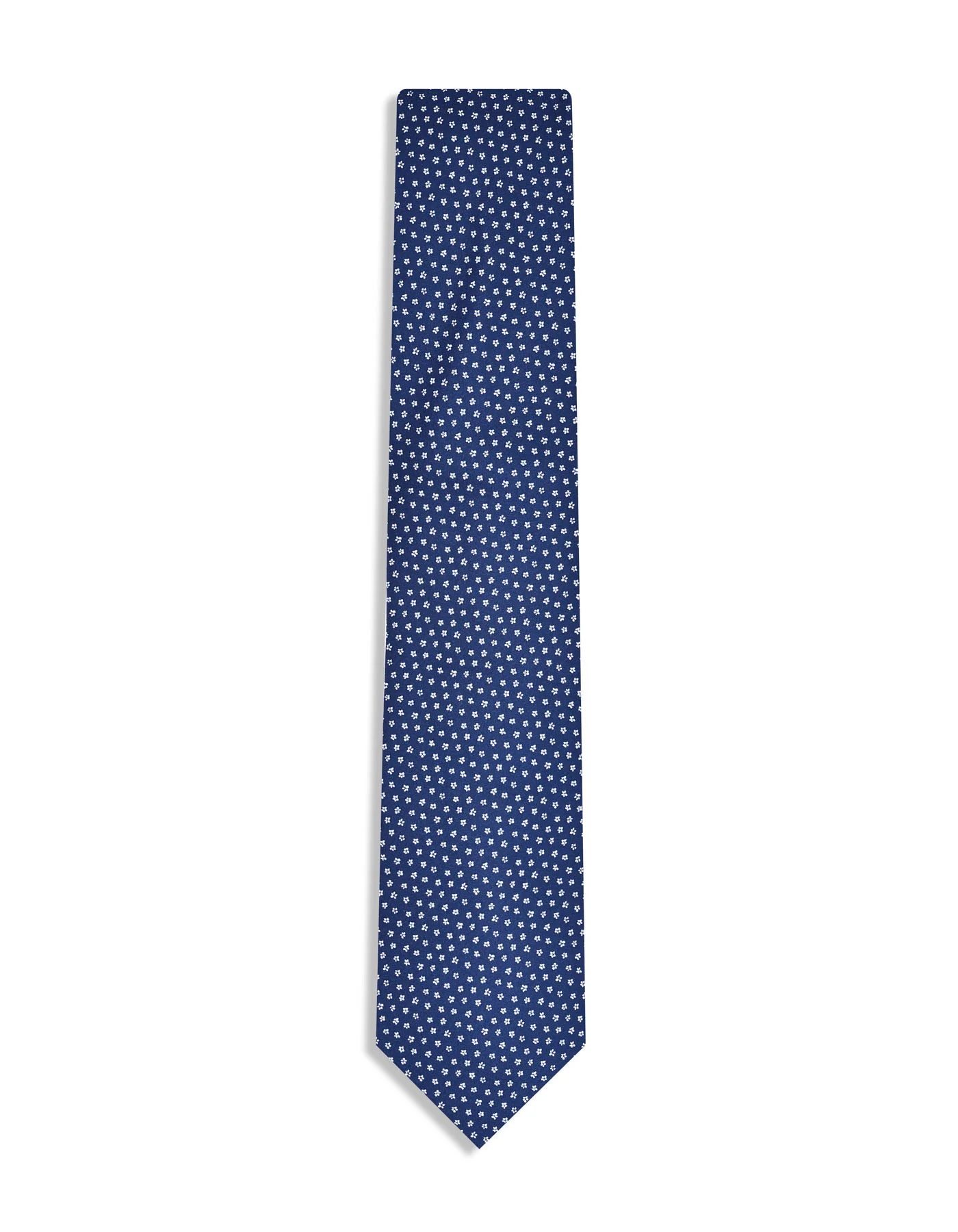 Navy Floral Tie - Image 2