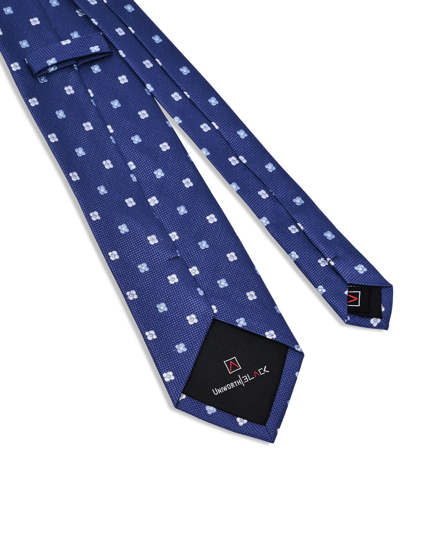 Navy Floral Tie - Image 3