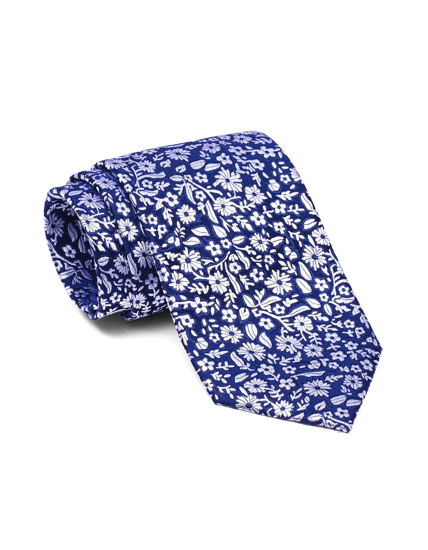 Navy Floral Tie