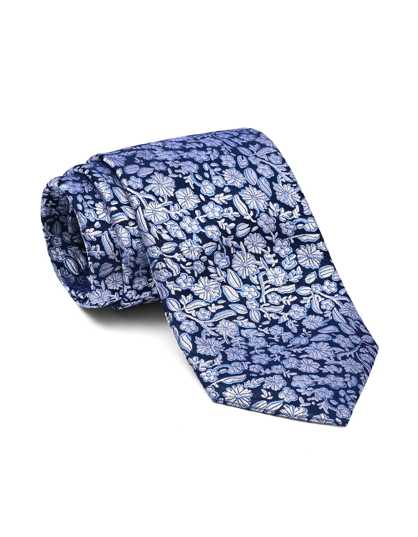 Navy Floral Tie