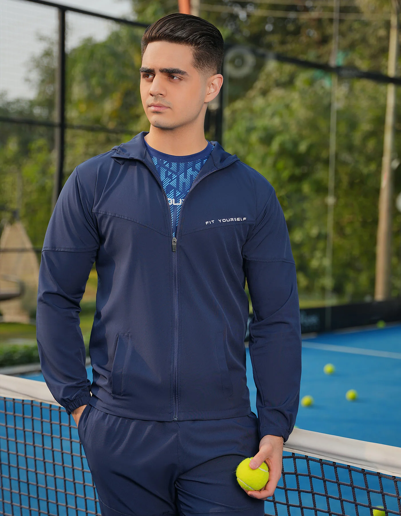 Navy Full Sleeves Track Suit