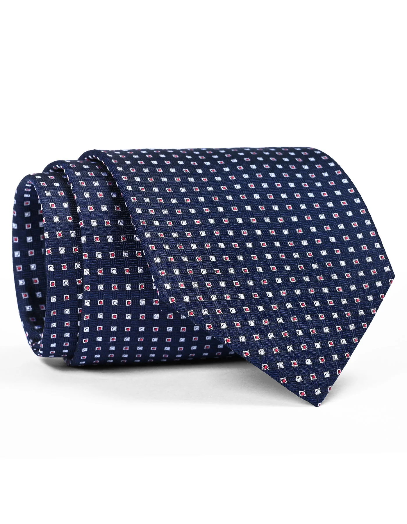 Navy Geometric Tie