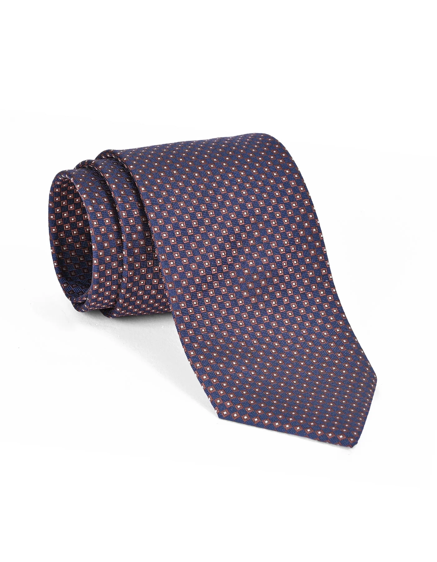 Navy Geometric Tie