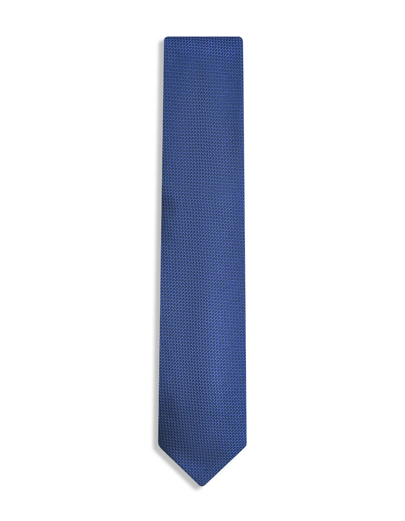 Navy Geometric Tie - Image 3