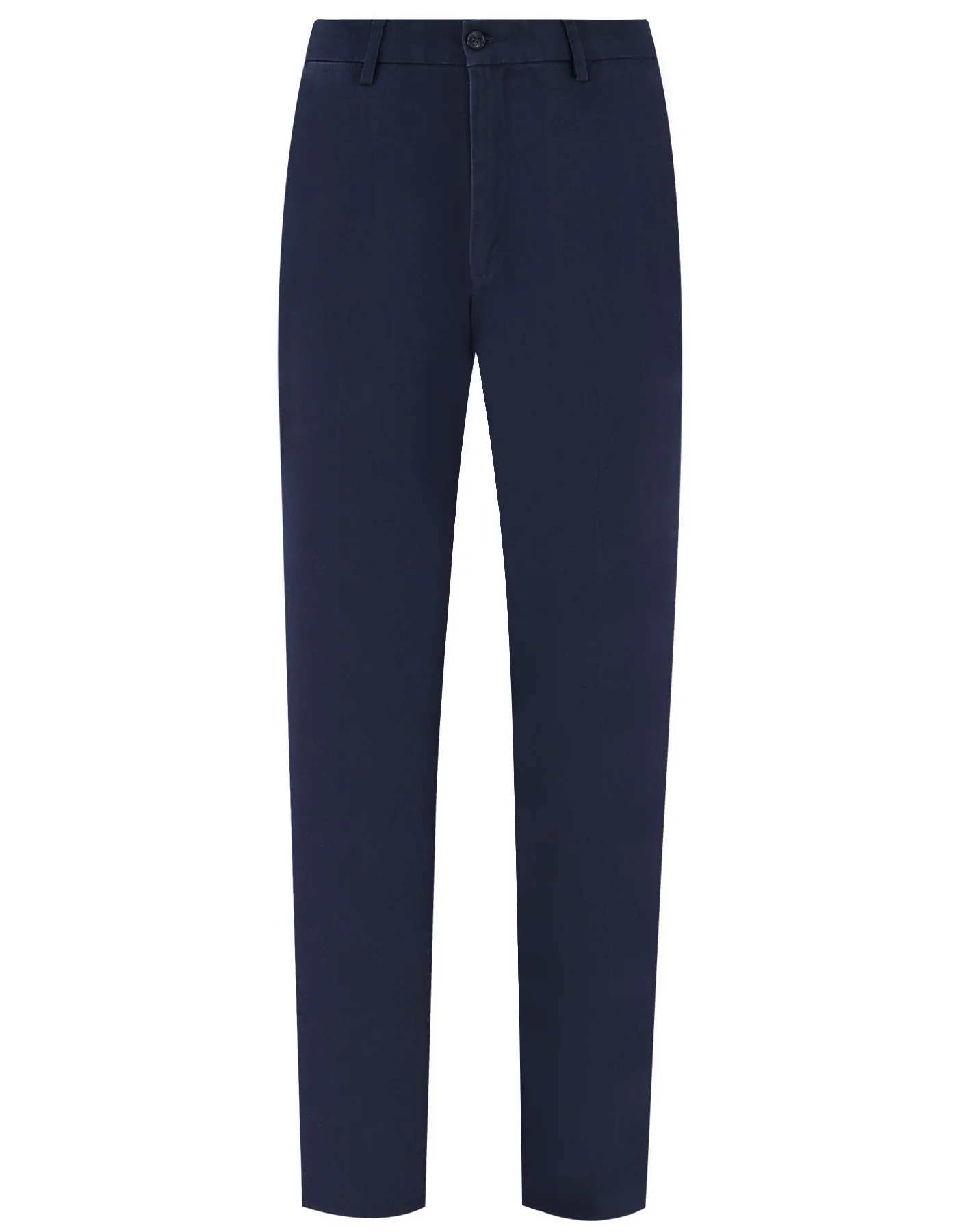Navy Plain Classic Fit Cotton Trouser