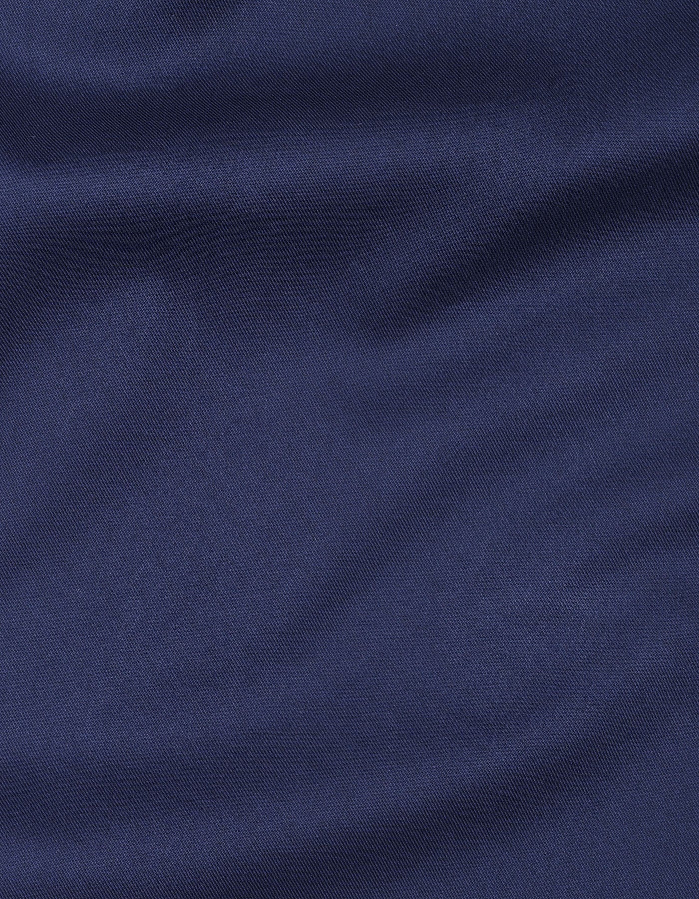 Navy Plain Classic Fit Shirt - Image 4