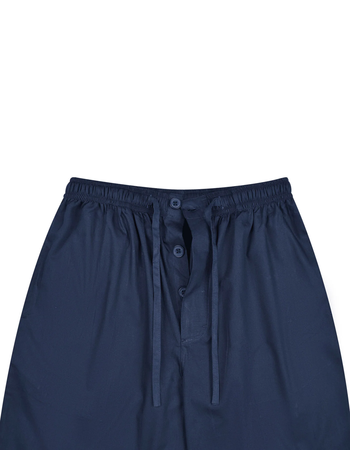 Navy Plain Cross Pocket Woven Pajama - Image 2