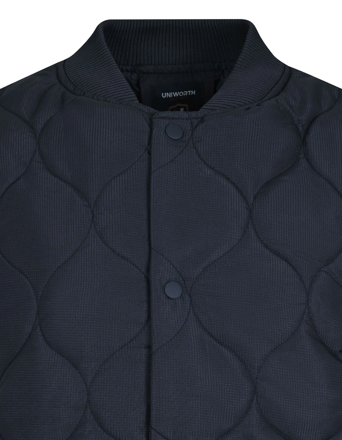 Navy Plain Gilet Jacket - Image 2