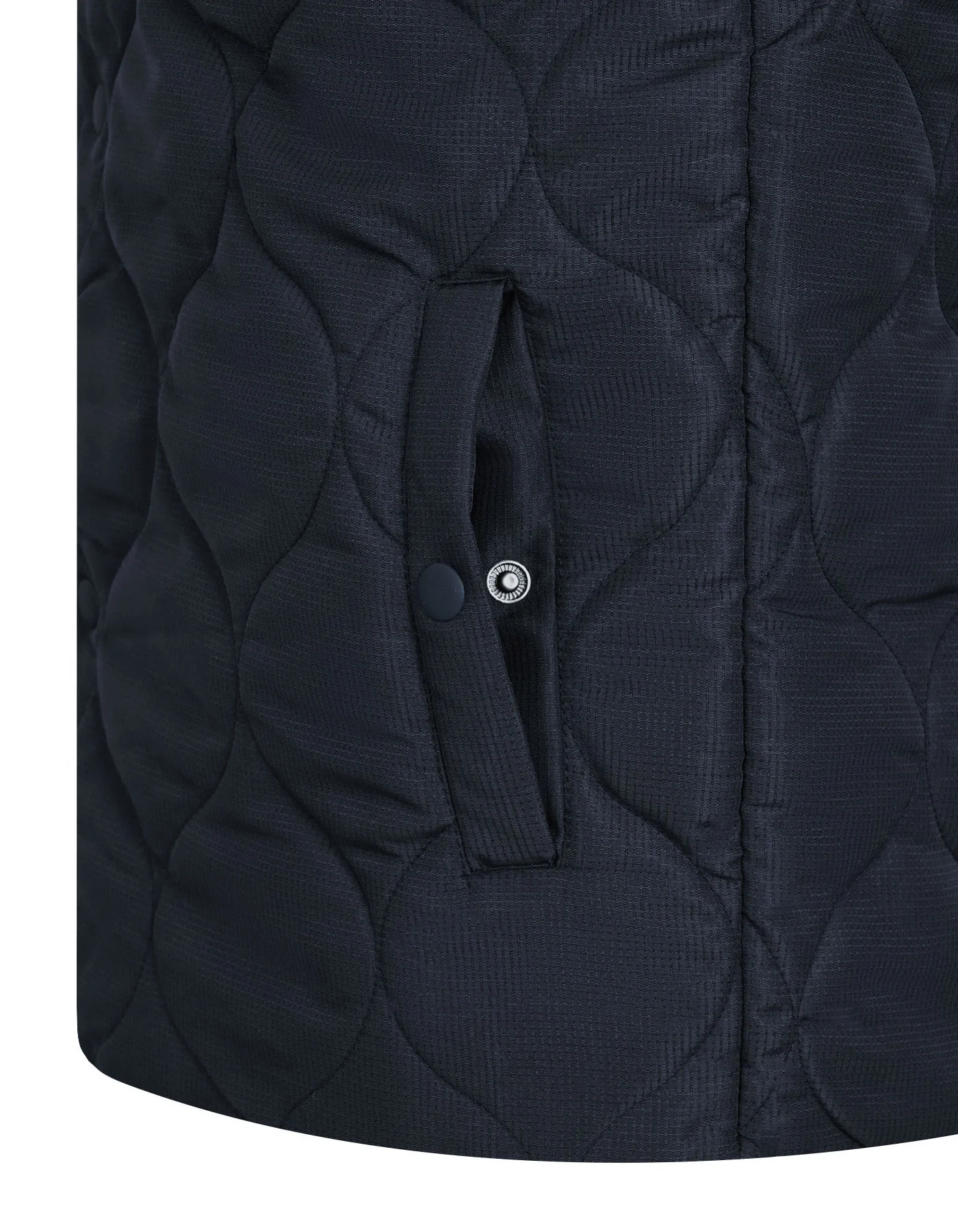 Navy Plain Gilet Jacket - Image 3